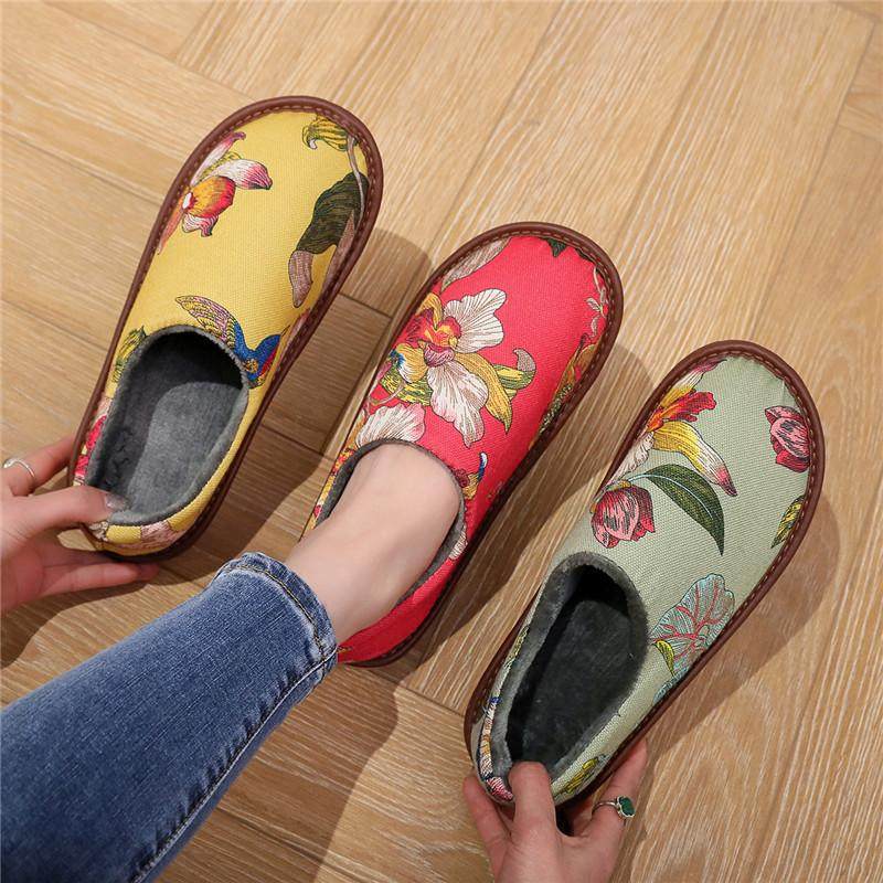 秋冬新棉包暖鞋国潮爆款多色可选加厚加绒包根舒适软胶底防滑韧性,淘宝优惠券,粉丝福利购,淘宝优惠卷