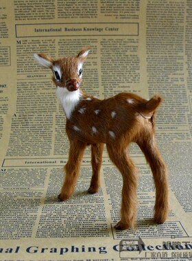 仿真梅花鹿森林系服装小鹿道具