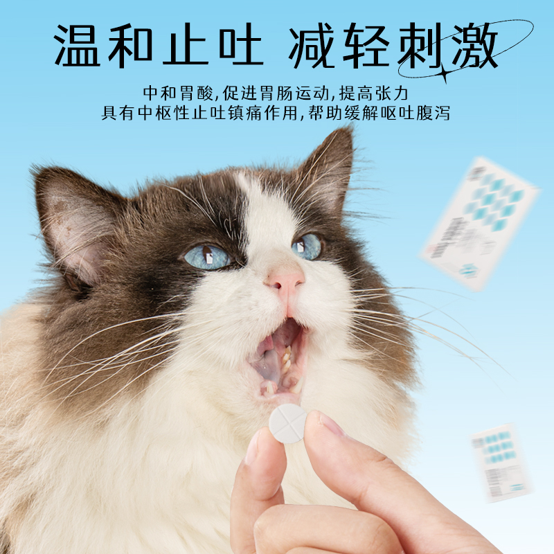 猫咪狗狗肠胃炎症药西咪替丁片护胃呕吐吐黄水白沫宠物专用止吐药 - 图2