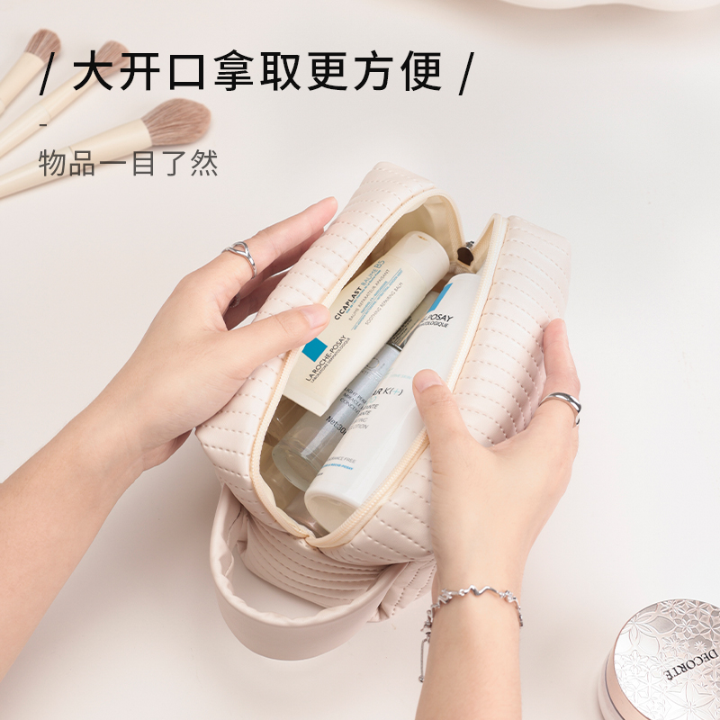 化妆包手提便携新款高颜值化妆品收纳包洗漱旅行必备神器旅游用品