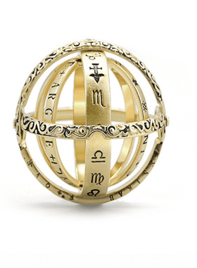 天文球戒指变形旋转戒指环