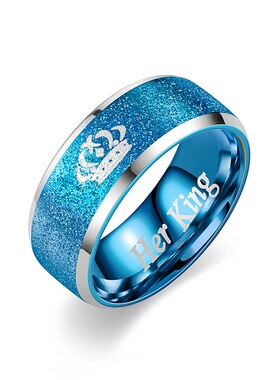 kingqueen皇冠情侣戒指