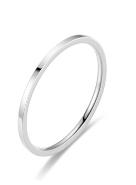 钛钢戒指女不褪色素圈