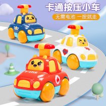 Children pressing small car male girl 1 1 2 years 3 years old Habitual Return car for 6 months Baby Puzzle Toy