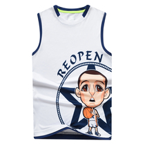 Sun Stone Outdoor Childrens Speed Dry Vest Boy Summer Children 90-120 Breathable Sleeveless Baby Functional Blouse