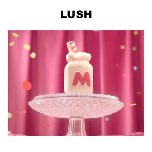 LUSH岚舒纯素牛奶瓶泡泡浴芭绵密泡泡