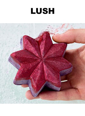 LUSH岚舒红宝石彗星泡泡浴芭