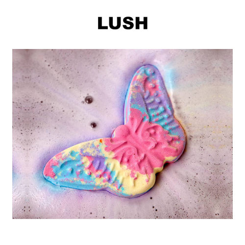 LUSH岚舒官方正品 幻彩蝶舞汽泡弹滋润精油洁净泡澡球清新香气 - 图1