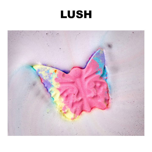 LUSH岚舒官方正品 幻彩蝶舞汽泡弹滋润精油洁净泡澡球清新香气 - 图2