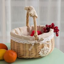 Rattan choreography containing basket containing basket eggs flower basket lunar sub hand gift basket picnic basket water fruit basket shopping basket small basket