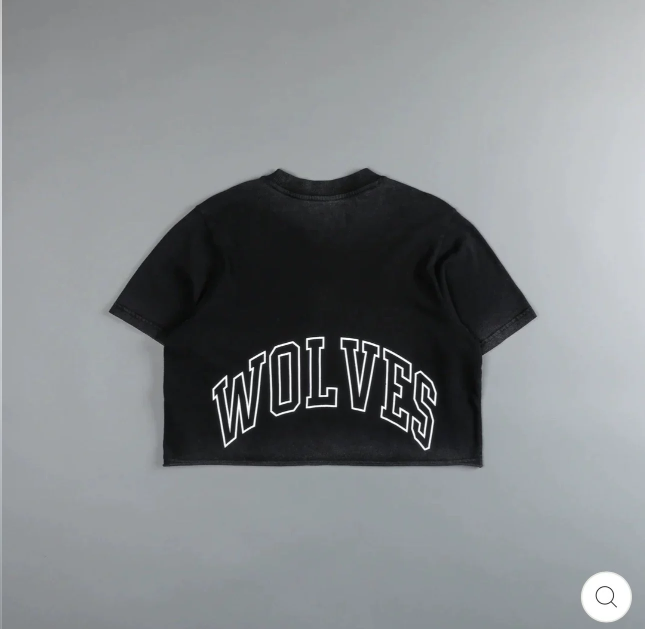 TT Wolves Limited DC Cat Woman Washing Make Old Cotton Short Short Sleeve Tee spot B40