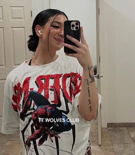 TTWOLVES稀有蜘蛛线联名限定CIVL超柔软水洗男女同款纯棉短袖C74 - 图3