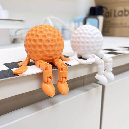 高尔夫摆件3D打印Golf Sitting Man高尔夫球坐姿小人工艺品礼物 - 图1