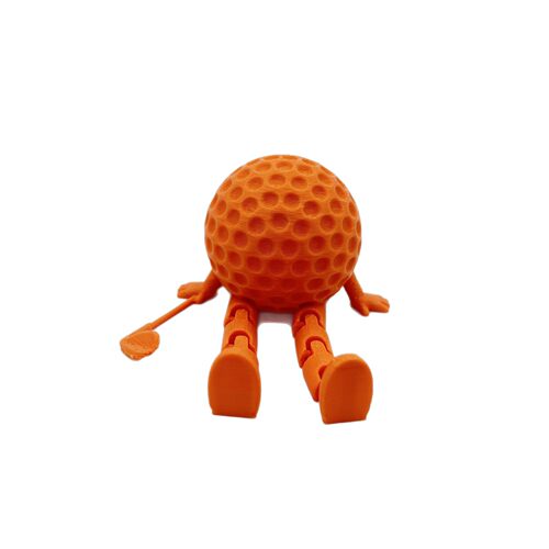 高尔夫摆件3D打印Golf Sitting Man高尔夫球坐姿小人工艺品礼物 - 图3