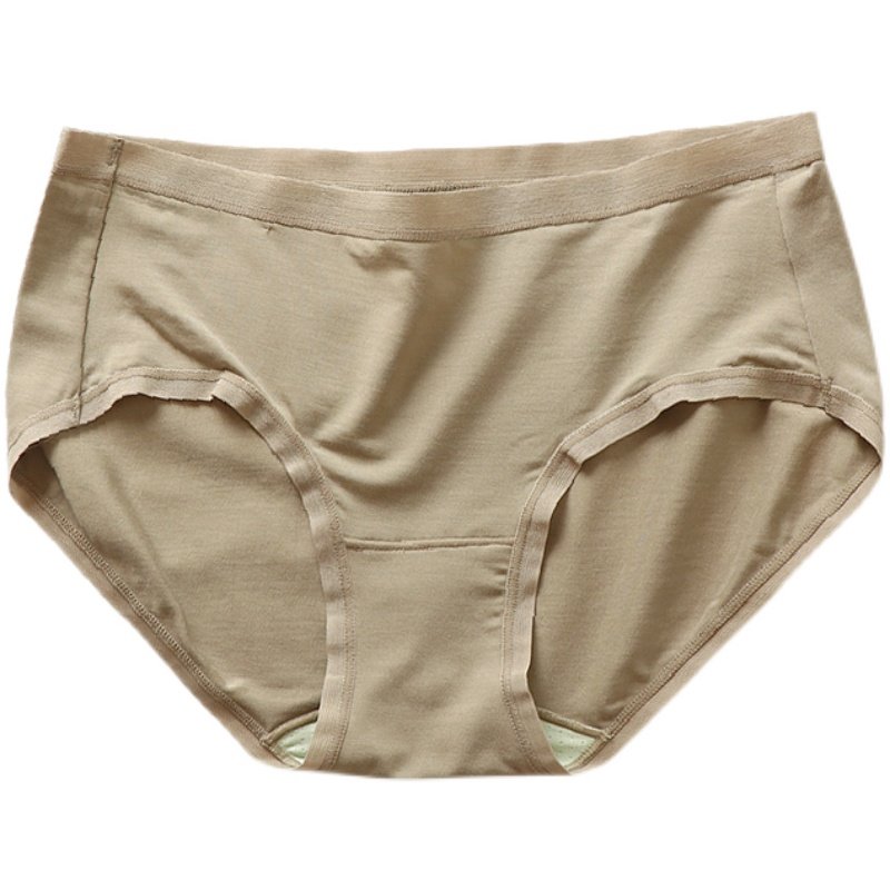 莫代尔内裤女中腰日系简约女士三角短裤透气无痕舒适包臀抗菌裤头,淘宝优惠券,粉丝福利购,淘宝优惠卷