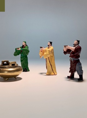 三国演义人物微缩摆件