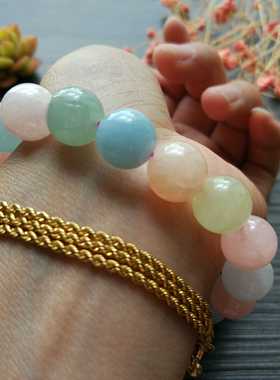 【寂寞五岁】少女情怀～摩根石手链11mm