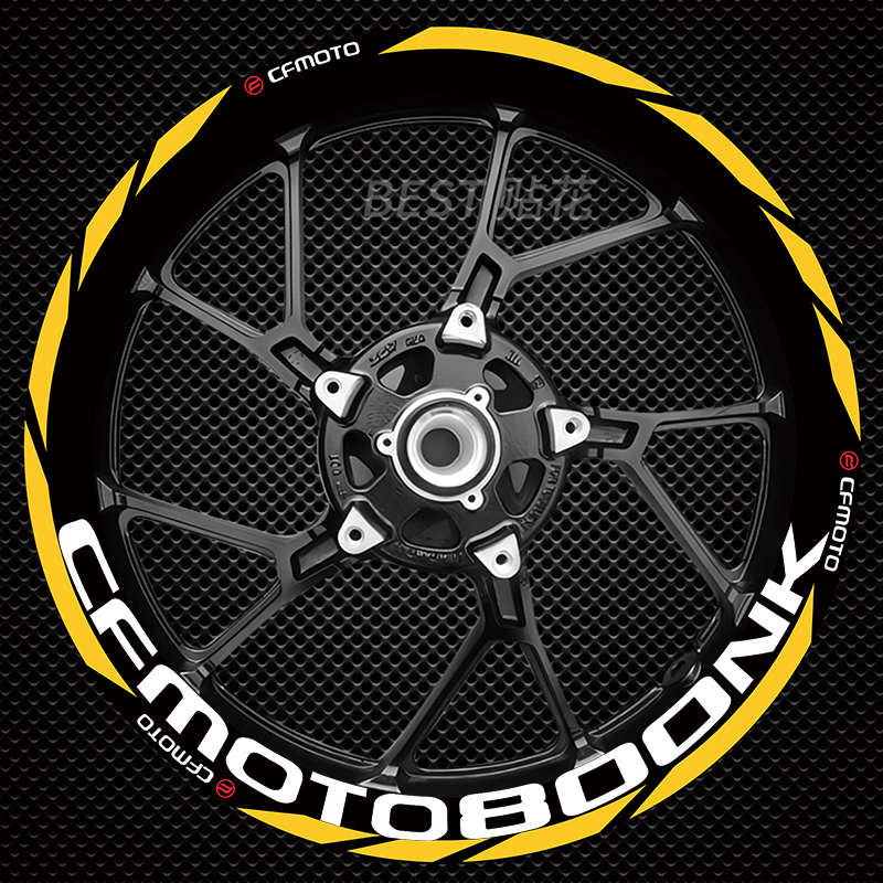 适用春风800NK 450NK 400NK 650NK250NK反光防水改装轮毂贴纸贴花 - 图0