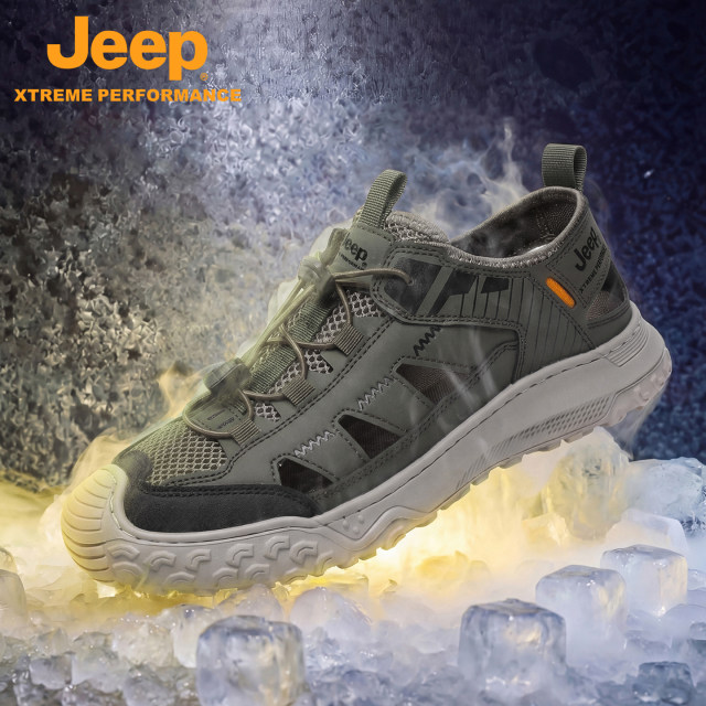 Jeep men's toe-cap breathable non-slip sandals
