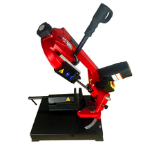 Metal band saw machine tool cutting machine tubing cutting 45-degree fillet steel cutting machine metal saw horizontal multifunction saw