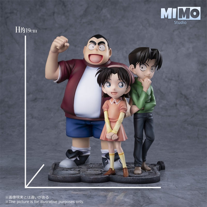 【猫老师GK】代购Mimo工作室少年侦探团三小只雕像预售-图2