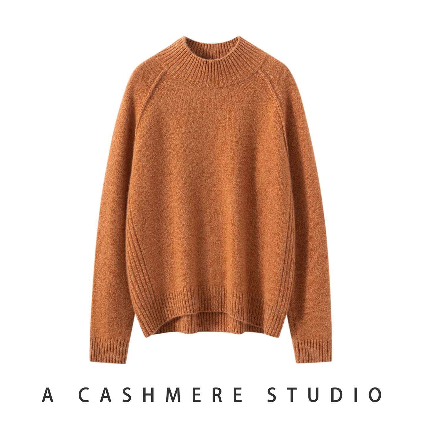 秋冬新款100%山羊绒衫女半高领加厚保暖毛衣花纱插肩袖针织打底衫,淘宝优惠券,粉丝福利购,淘宝优惠卷