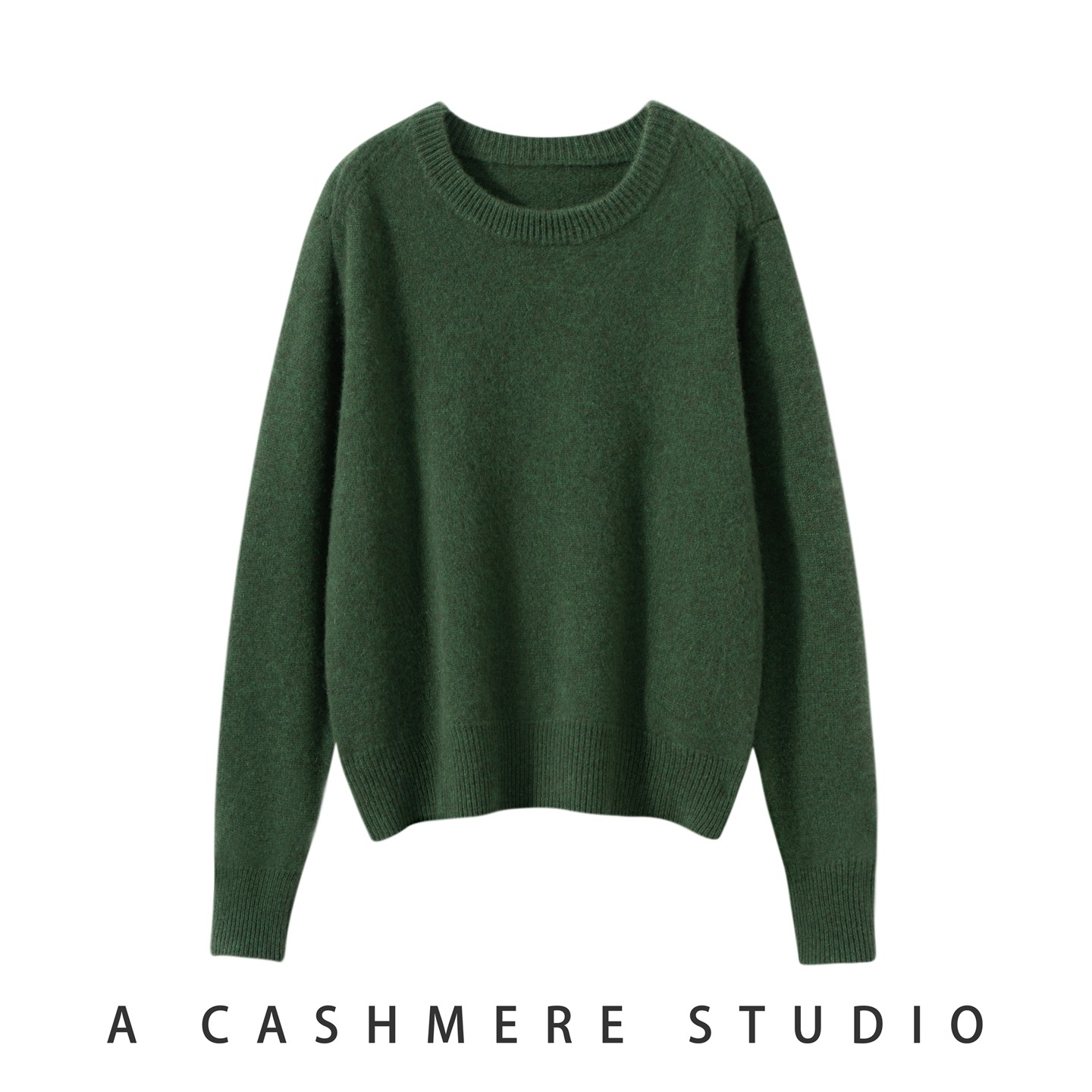 2025秋冬新款100%山羊绒衫女圆领加厚打底宽松百搭套头毛衣针织衫,淘宝优惠券,粉丝福利购,淘宝优惠卷