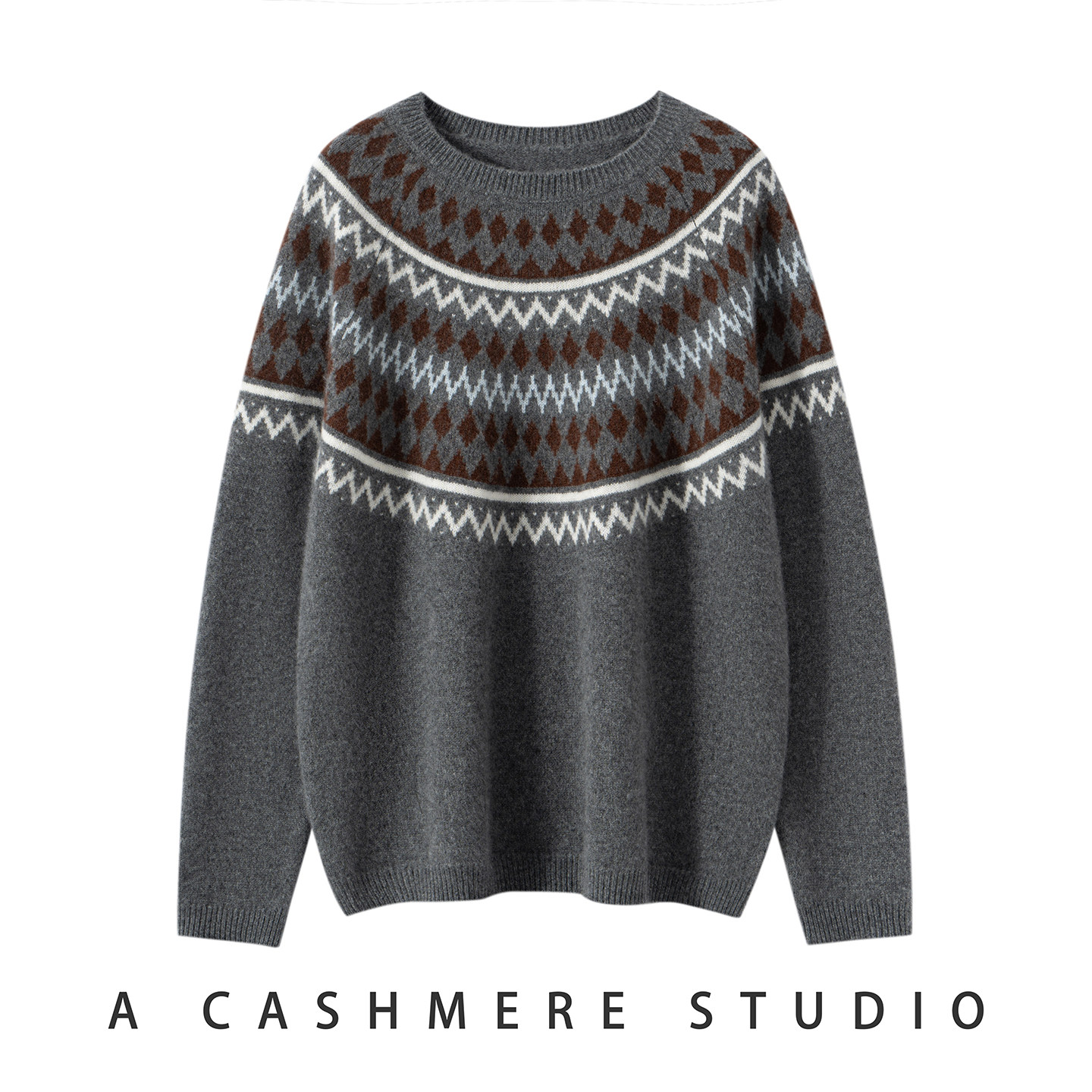 25秋冬新款100%山羊绒衫女圆领加厚针织衫宽松毛衣打底衫百搭上衣,淘宝优惠券,粉丝福利购,淘宝优惠卷