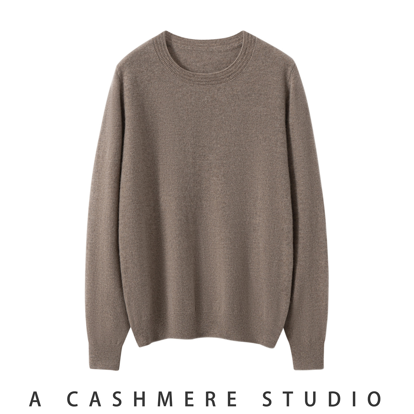 秋冬新款精纺圆领羊绒衫女100%山羊绒宽松简约百搭纯色针织打底衫,淘宝优惠券,粉丝福利购,淘宝优惠卷