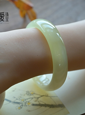 官方正品天然青玉手镯阿富汗玉镯