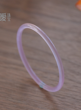 甜美彩虹天然玛瑙叮当镯玉髓少女