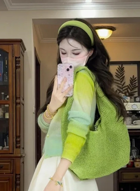 清新薄荷绿色发箍女款春夏高颅顶显脸小海绵头箍简约百搭洗脸头饰