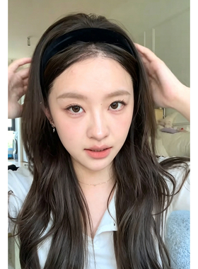 百搭的神~藤姐同款黑色细款发箍