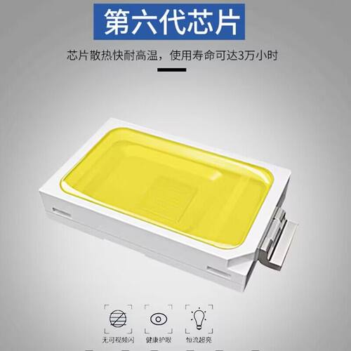 led灯泡家用E27螺口节能灯白光超亮室内护眼无频闪大功率照明球泡 - 图2