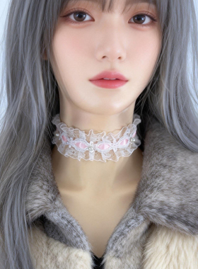 蕾丝锁骨链女柔美遮瑕