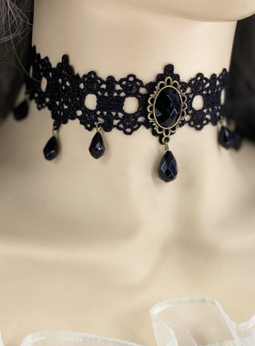 lolita配饰蕾丝颈饰项链