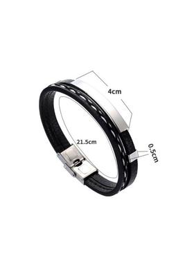 Delysia King 2021 ndy Men Leatherwear Weave Bracelet Leisure