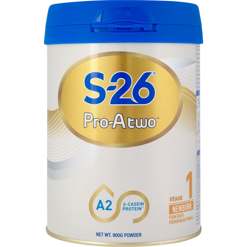 斯诺宝海外专营店惠氏S26 Pro-A2酪蛋白奶粉1段新西兰金装婴幼儿宝宝900g0
