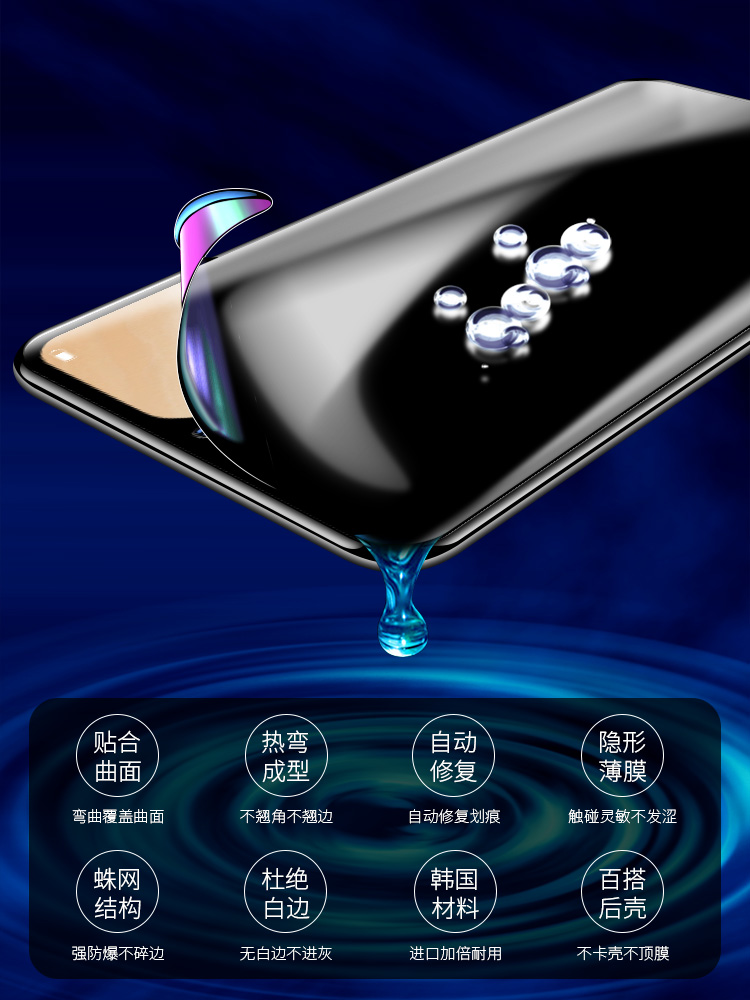 适用oppok1钢化膜防窥k1水凝膜oppok5全屏覆盖k3oppo k5防窥膜防偷窥视贴膜OPPO防偷窃偷看稳私软膜opk3 - 图3