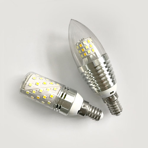 家用led小电恒大灯泡 E27E14螺口玉米灯恒大改造改透光水晶灯罩 - 图1