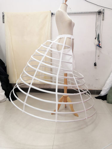 洛可可后现代风异形鸟笼裙撑后翘式克里诺林裙撑毕业设计表演衬裙 - 图2
