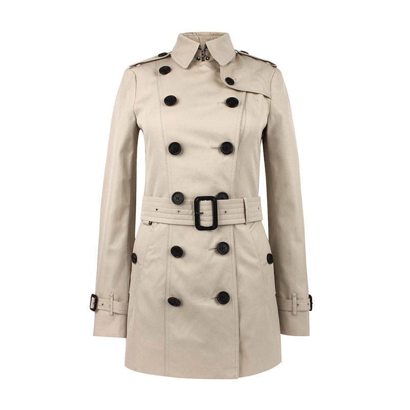 正品burberry /巴宝莉女士翻领风衣 怀远海外Polo衫