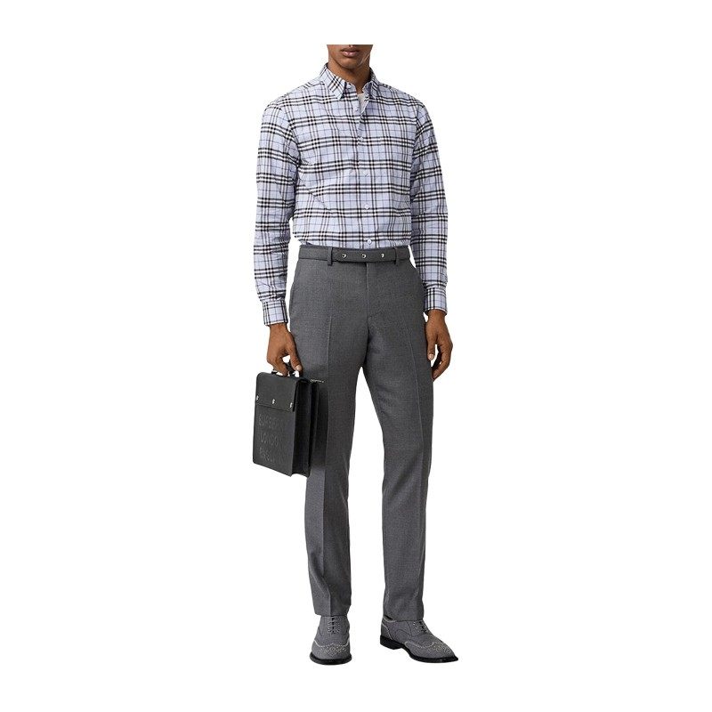 正品burberry /巴宝莉长袖男gk衬衫 怀远海外T恤