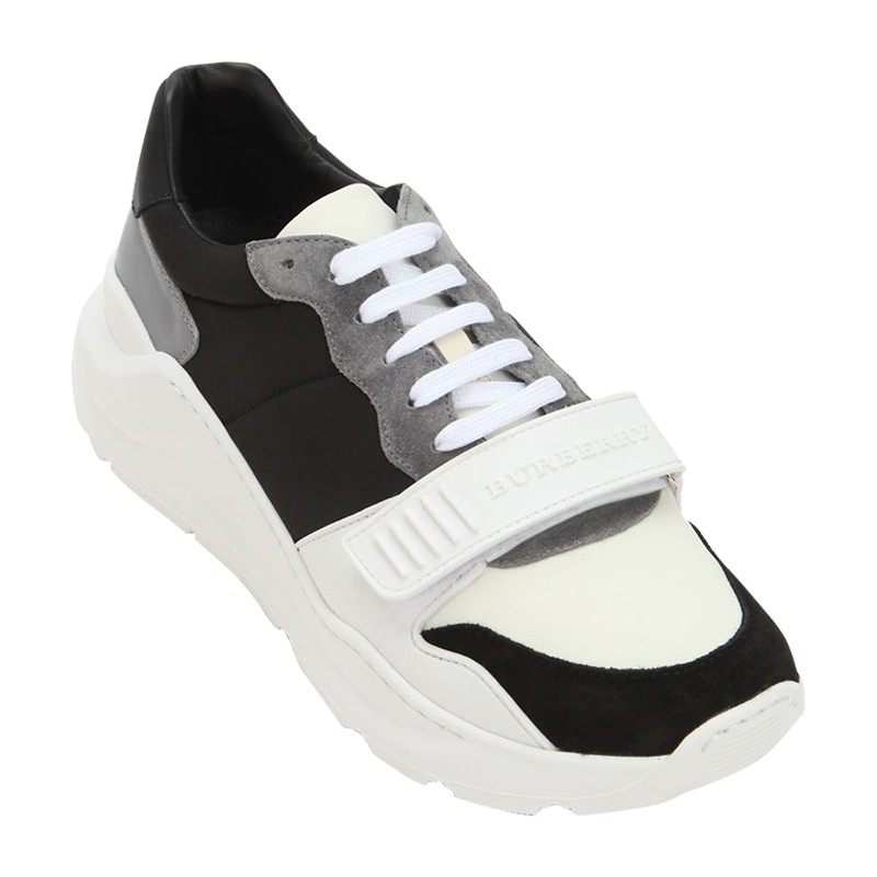 正品burberry /巴宝莉男士拼皮男鞋 怀远海外Polo衫