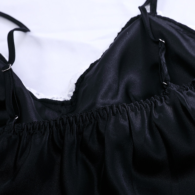 夏季四件套装冰丝性感骚吊带带睡裙 丝涵原睡衣/家居服套装