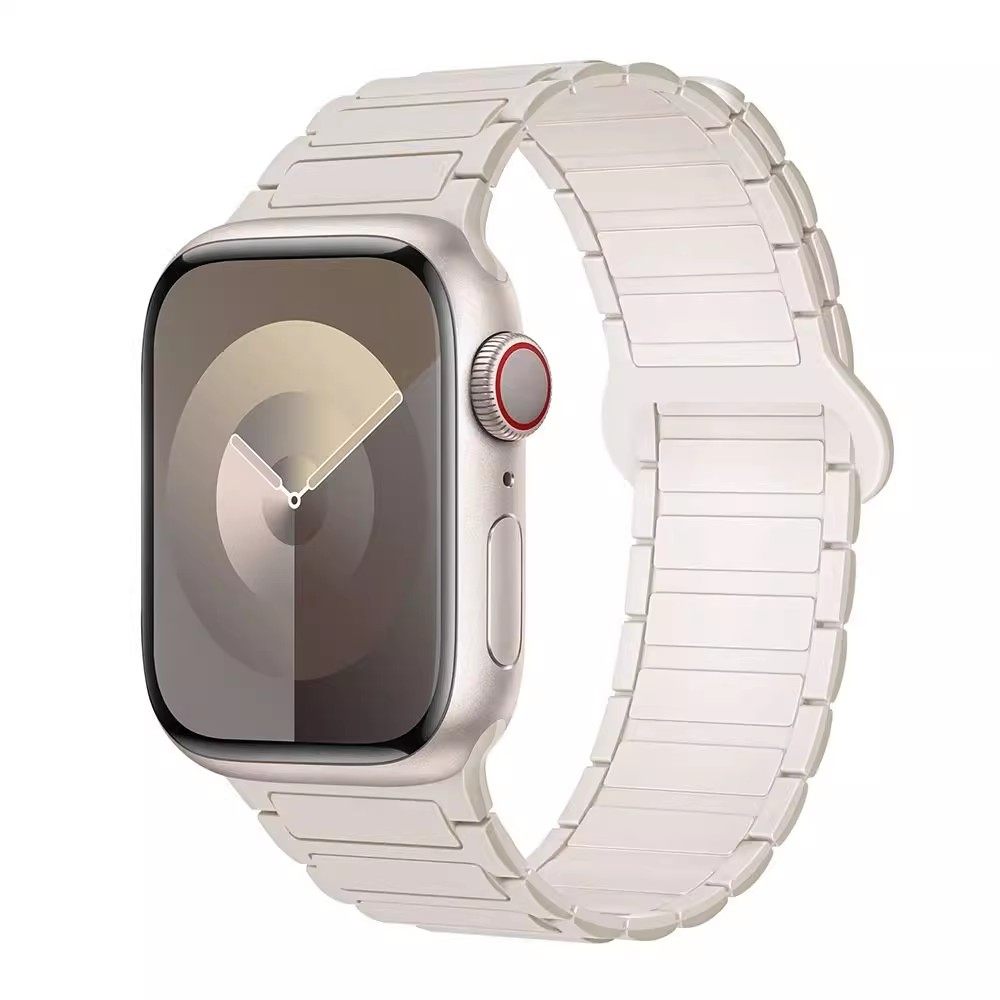 适用苹果手表iwatch10表带S11/S9手表带ultra2四季运动applewatch8/7男女款替换S7智能S6磁吸6配件se高级腕带