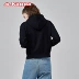 KAPPA Áo len thể thao nữ vuông Kappa áo len dài tay giản dị 2019 xuân mới | K0922MK23 - Thể thao lông cừu / jumper hoodie form rộng Thể thao lông cừu / jumper