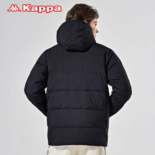 Kappa爆品卡帕男款羽绒服厚连帽防寒服外套秋冬新款K0952YY01 - 图1
