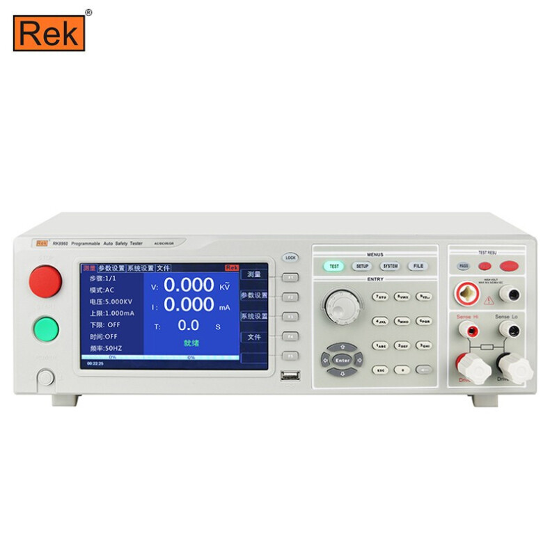 美瑞克Rek RK9960 RK9960A程控 安规综合测试仪 声光报警 可编程 - 图1