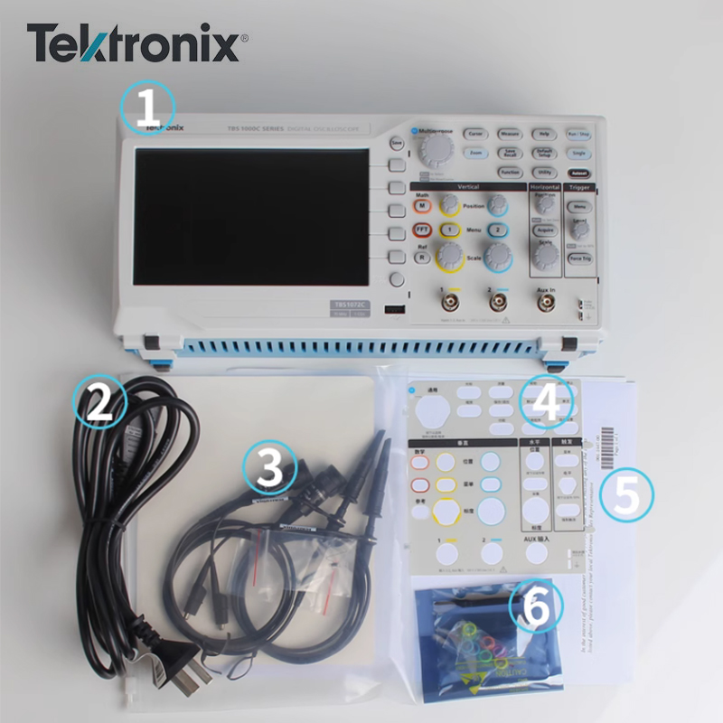 TEKTRONIX TBS1072C TBS1102C TBS1202C泰克数字示波器 双通道 - 图2